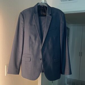Express photographer Men’s suit Slate blue